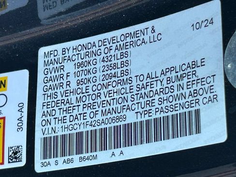 Used 2025 Honda Accord SE image 33