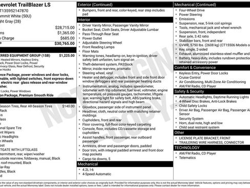 Used 2005 Chevrolet TrailBlazer LS w/ LS Preferred Equipment Group AWD/4WD image 5