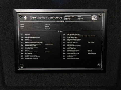 Certified 2025 Ferrari 296 GTB RWD image 20