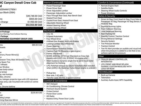 Used 2021 GMC Canyon Denali AWD/4WD image 40