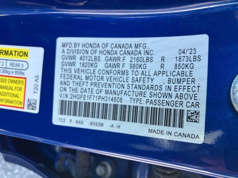 Used 2023 Honda Civic EX image 37