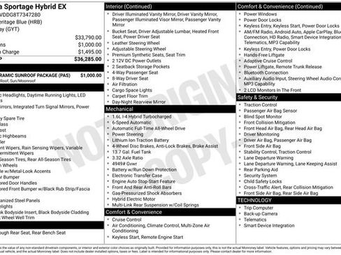 Used 2026 Kia Sportage EX w/ EX Panoramic Sunroof Package AWD/4WD image 1