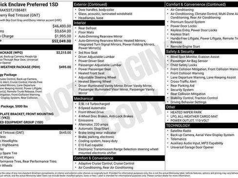 New 2026 Buick Enclave Preferred w/ Power Package image 45