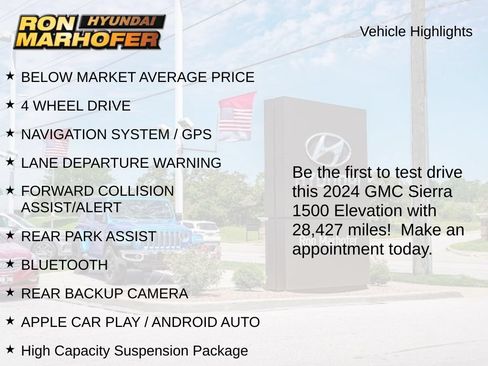 Used 2024 GMC Sierra 1500 Elevation w/ LPO, GMC Protection Package AWD/4WD image 2