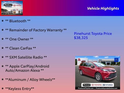 Used 2025 Toyota Sienna LE FWD image 16