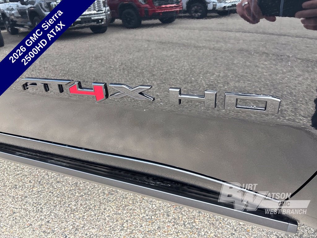 New 2026 GMC Sierra 2500 AT4X w/ LPO, Black Badging Package AWD/4WD image 12