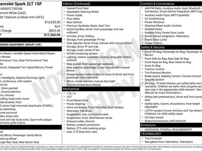 Used 2015 Chevrolet Spark LT