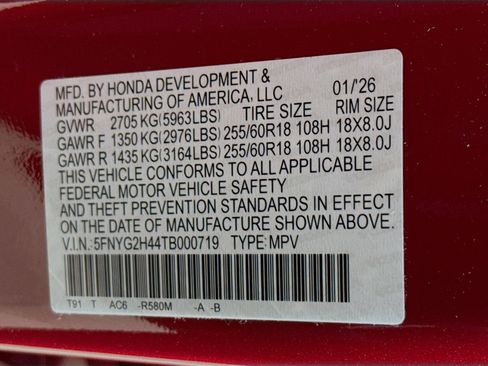 New 2026 Honda Pilot EX-L image 39