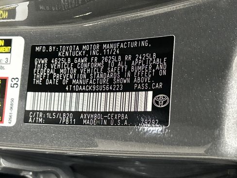Used 2025 Toyota Camry XSE w/ Premium Plus Package FWD image 19