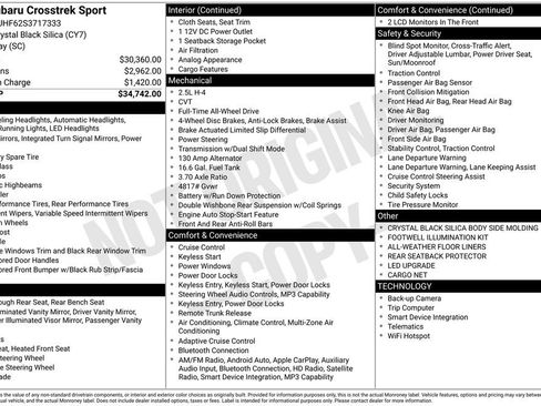 Used 2025 Subaru Crosstrek 2.5i Sport image 8