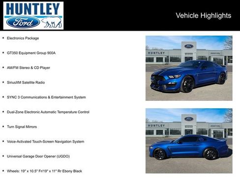 Used 2018 Ford Mustang Shelby GT350 w/ Electronics Package image 2
