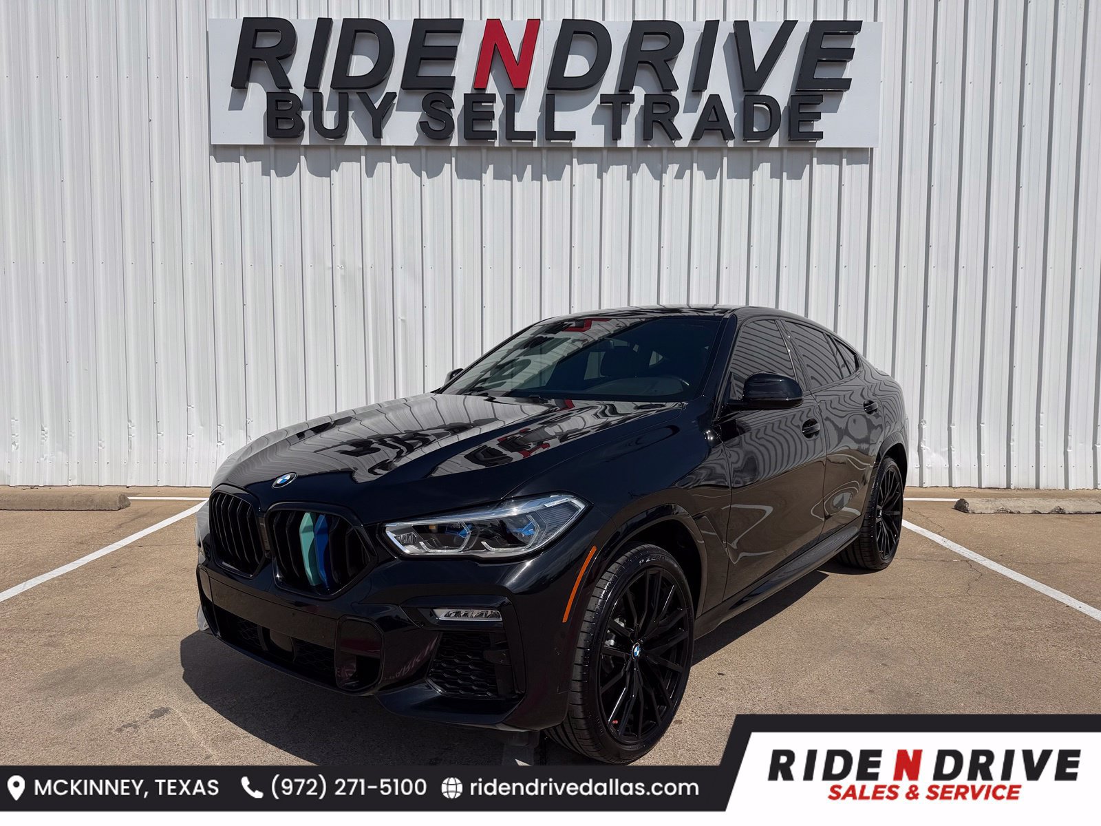 Used 2021 BMW X6 M50i w/ Executive Package AWD/4WD image 1