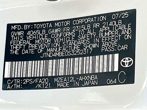 Used 2025 Toyota Corolla Nightshade w/ SE Package image 29