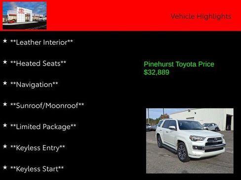 Used 2021 Toyota 4Runner Limited image 13