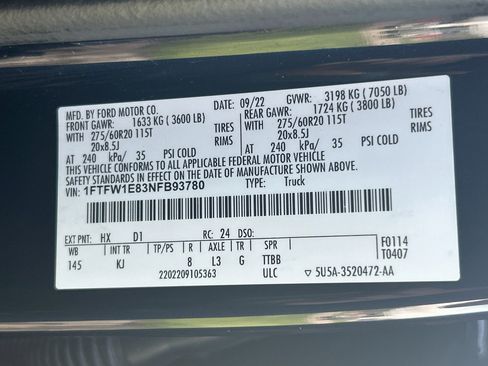 Certified 2022 Ford F150 King Ranch w/ Equipment Group 601A High AWD/4WD image 34