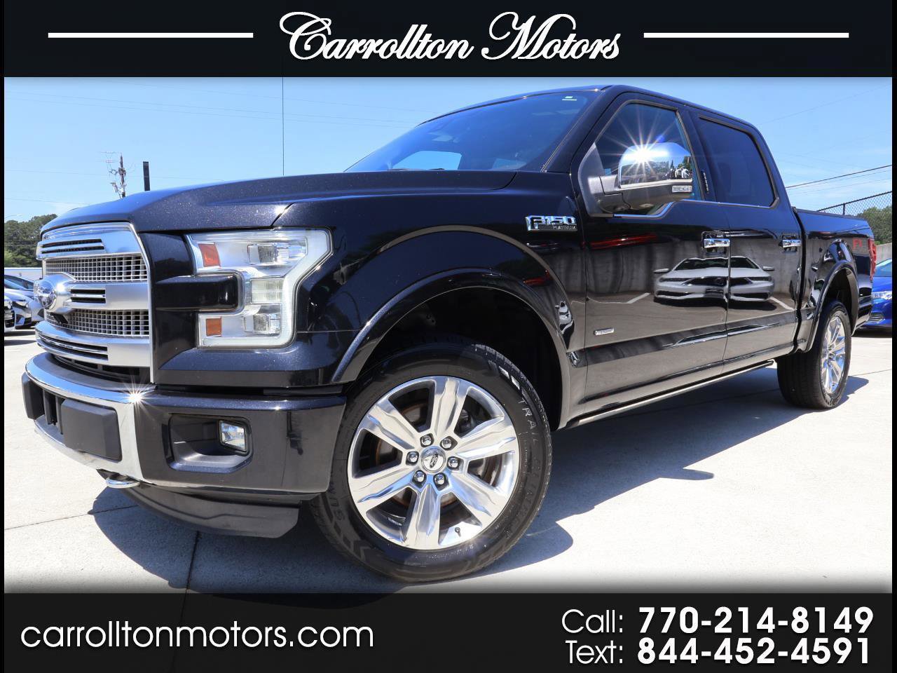 Used 2015 Ford F150 Platinum w/ Equipment Group 701A Luxury AWD/4WD image 1