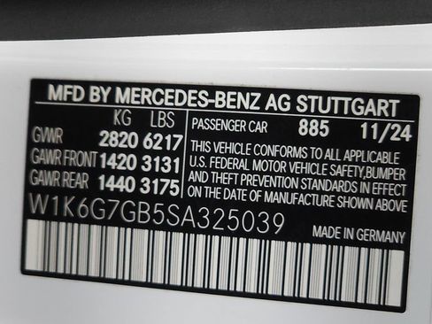 Certified 2025 Mercedes-Benz S 580 4MATIC Sedan image 38