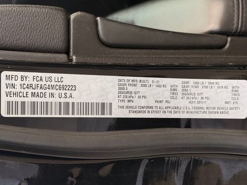 Used 2021 Jeep Grand Cherokee Laredo X AWD/4WD image 40
