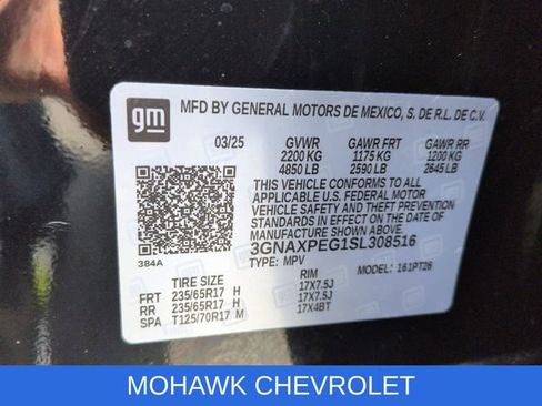 Used 2025 Chevrolet Equinox LT AWD/4WD image 34