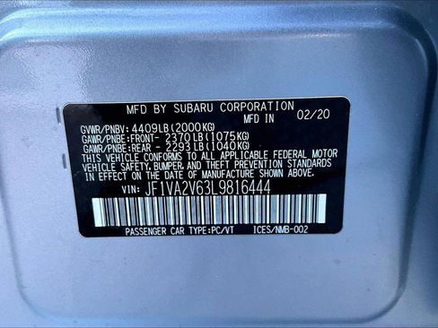 Used 2020 Subaru WRX STI Limited image 35