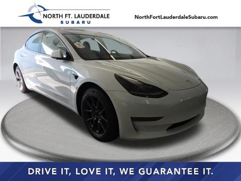Used 2021 Tesla Model 3 Long Range AWD/4WD image 1