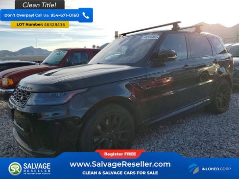 Used 2020 Land Rover Range Rover Sport SVR image 1