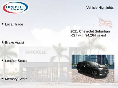 Used 2021 Chevrolet Suburban RST w/ Luxury Package RWD image 17