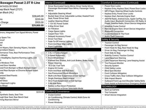 Used 2020 Volkswagen Passat 2.0T R-Line image 25