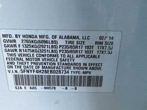 Used 2014 Honda Pilot LX image 33