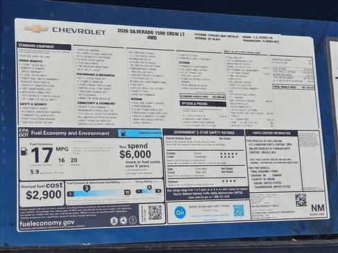 New 2026 Chevrolet Silverado 1500 LT w/ All Star Edition Plus image 17