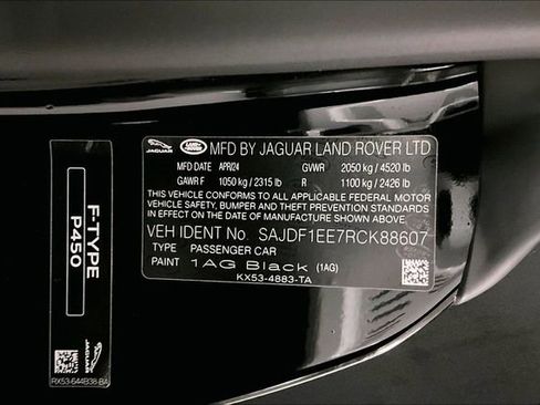 New 2024 Jaguar F-TYPE R-Dynamic image 11