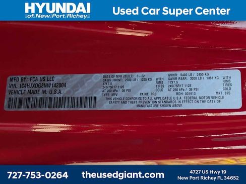 Used 2022 Jeep Wrangler Unlimited Sport image 39