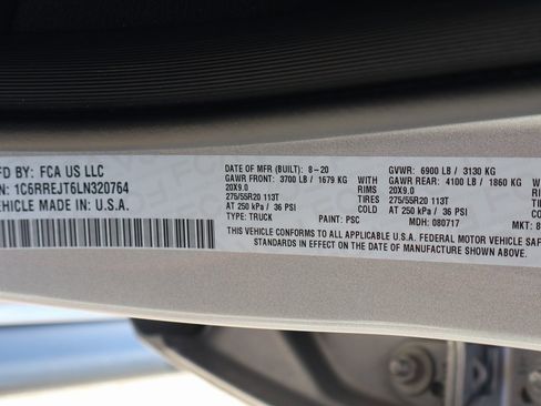 Used 2020 RAM 1500 Laramie w/ Sport Appearance Package image 56