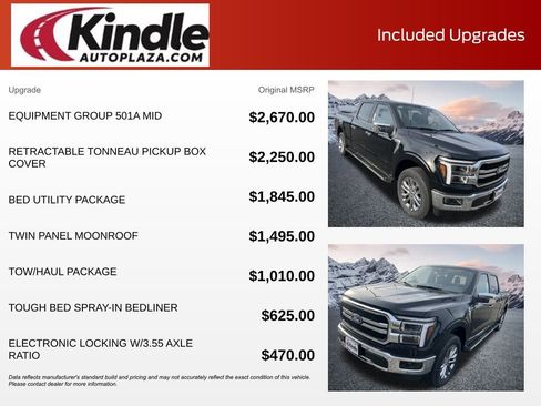 New 2025 Ford F150 Lariat w/ Equipment Group 501A Mid image 3