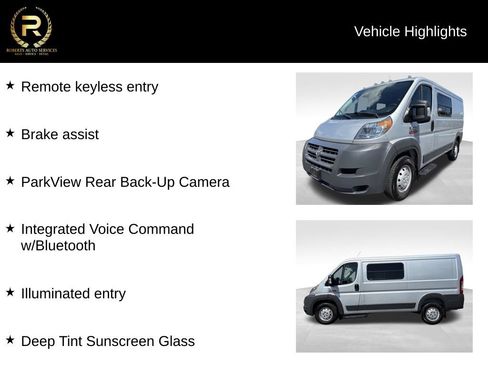 Used 2016 RAM ProMaster 1500 w/ Interior Convenience Group FWD image 9