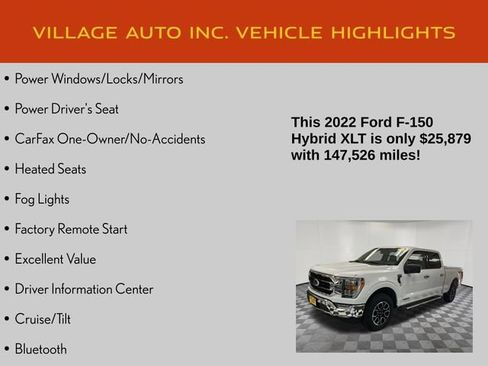 Used 2022 Ford F150 XLT w/ Equipment Group 302A High AWD/4WD image 14