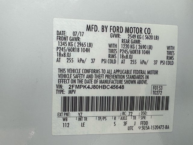 Used 2017 Ford Edge SEL w/ Equipment Group 201A AWD/4WD image 35