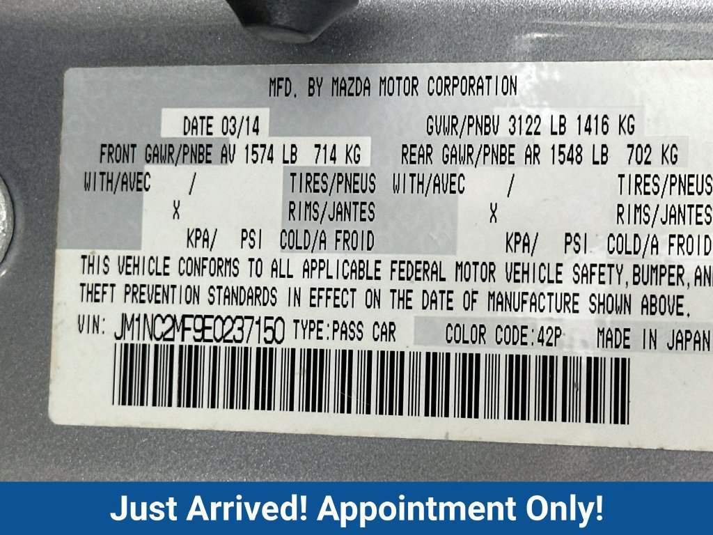 Used 2014 MAZDA MX-5 Miata Club RWD image 29