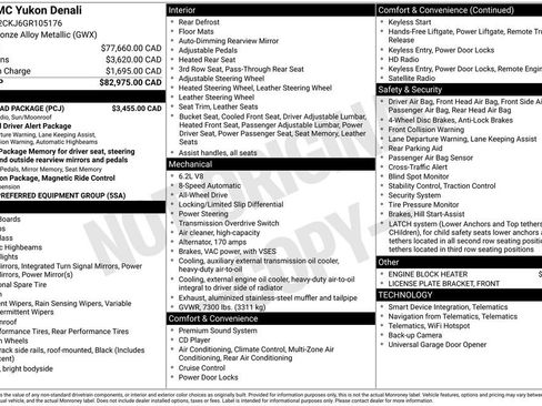Used 2016 GMC Yukon Denali w/ Open Road Package AWD/4WD image 18