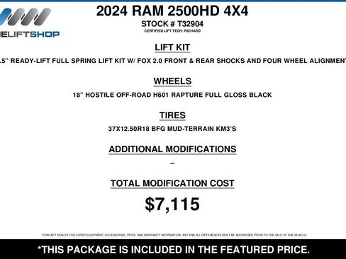 Used 2024 RAM 2500 Limited AWD/4WD image 2