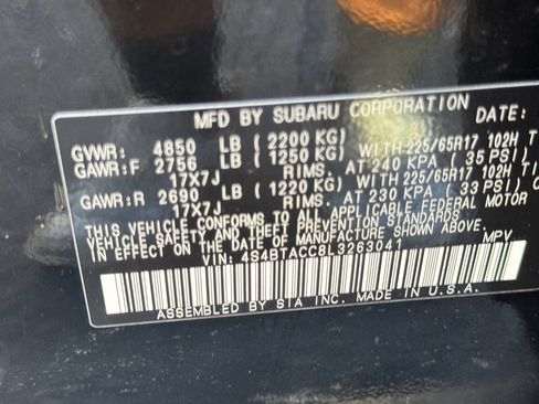 Used 2020 Subaru Outback Premium image 19