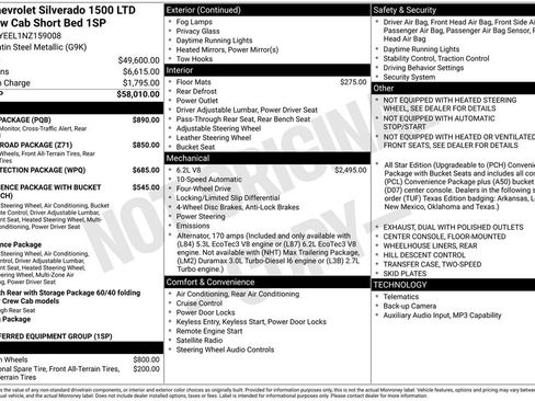 Used 2022 Chevrolet Silverado 1500 RST w/ Safety Package AWD/4WD image 46