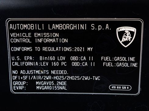 Used 2021 Lamborghini Huracan EVO RWD image 80