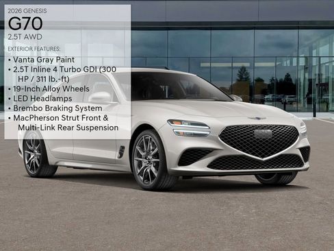 New 2026 Genesis G70 2.5T image 3