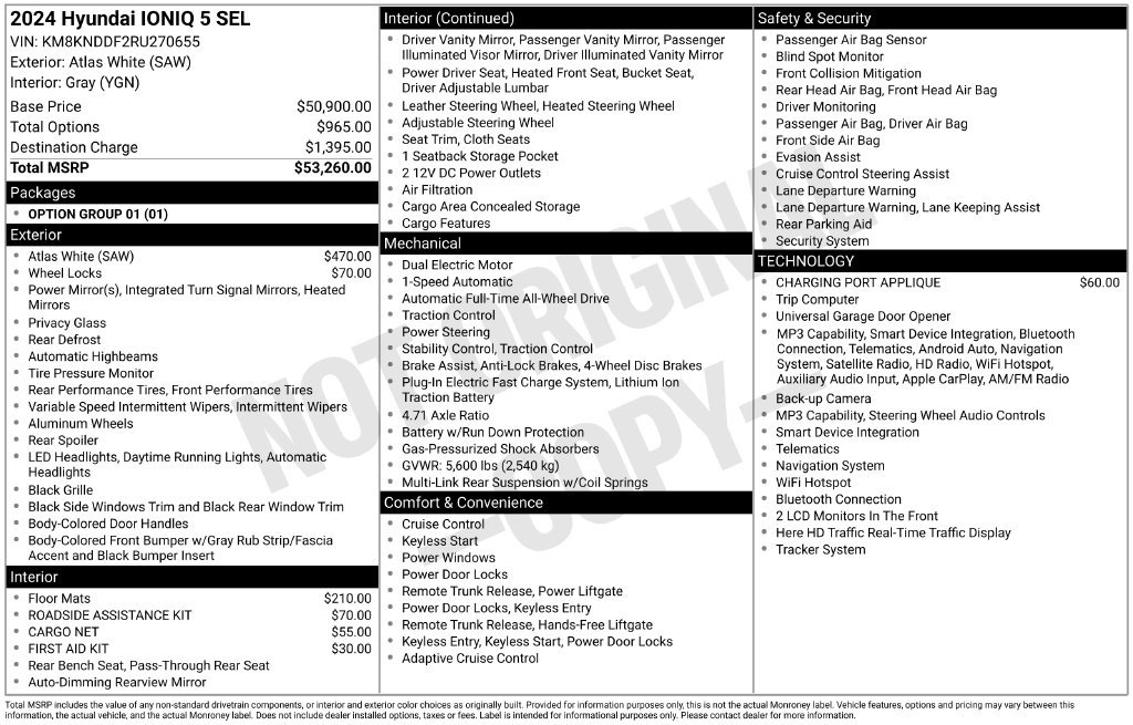 Certified 2024 Hyundai Ioniq 5 SEL AWD/4WD image 6