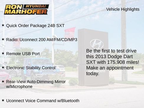 Used 2013 Dodge Dart SXT FWD image 2