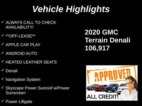 Used 2020 GMC Terrain Denali w/ Denali Premium Package FWD image 9
