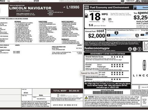 Used 2018 Lincoln Navigator Reserve AWD/4WD image 4
