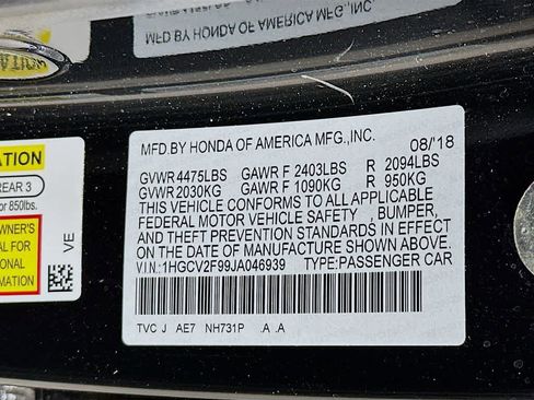 Used 2018 Honda Accord Touring image 23