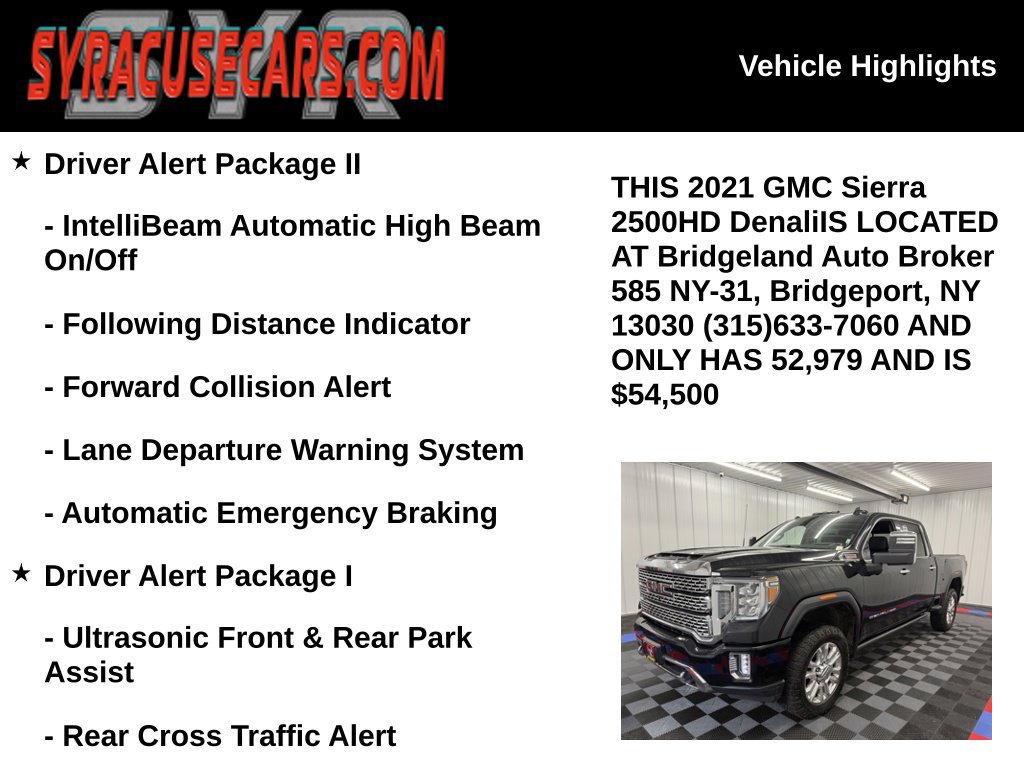 Used 2021 GMC Sierra 2500 Denali w/ Denali Ultimate Package AWD/4WD image 5